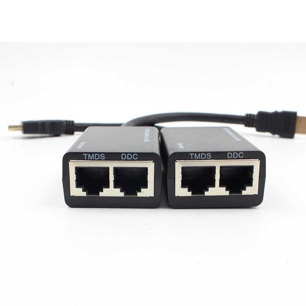 Over RJ45 LAN Ethernet Extender Adapter Cable Cord