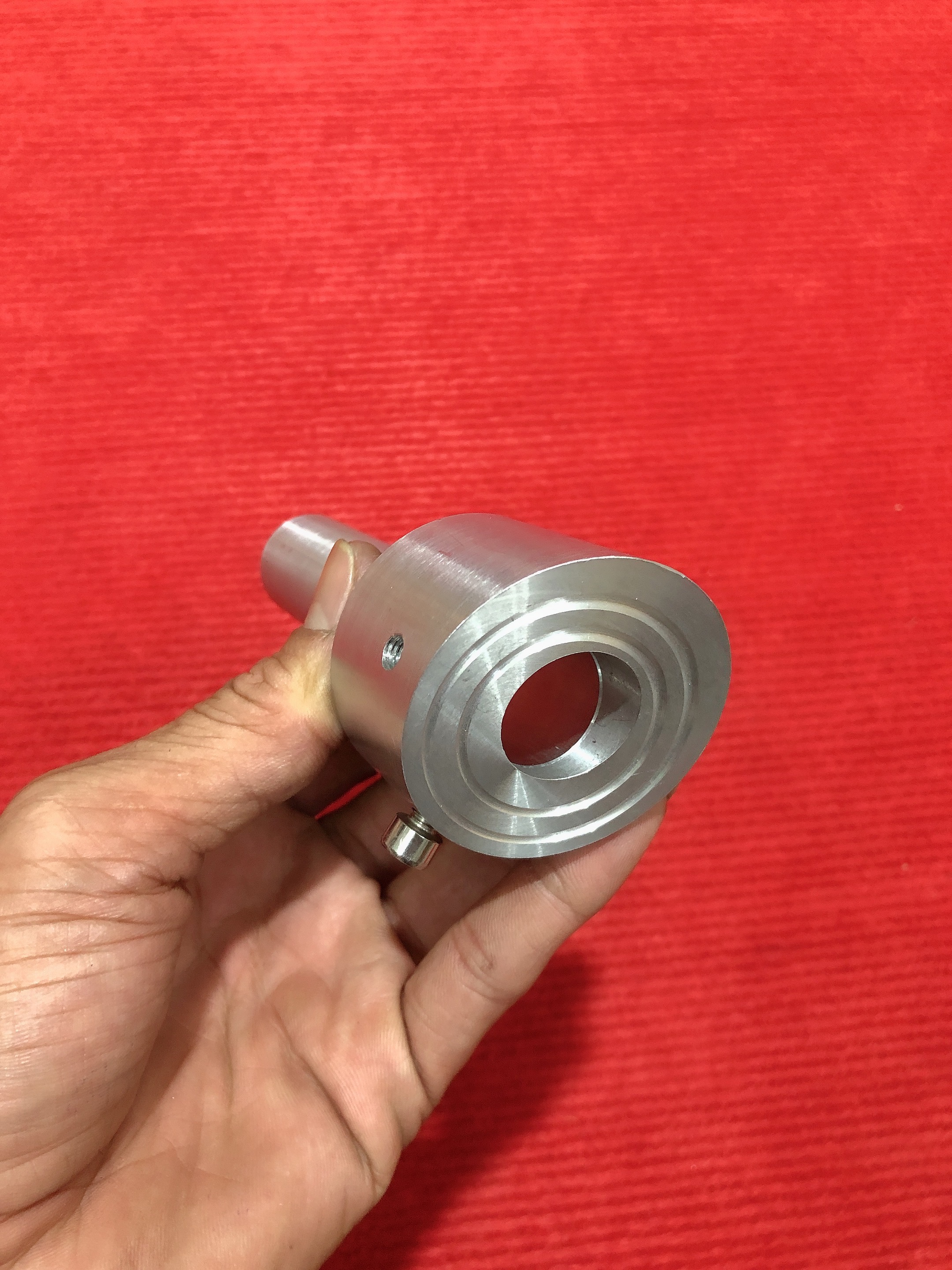 Tiêu giảm thanh nhôm bóng CNC cho Leovin họng ra 22mm