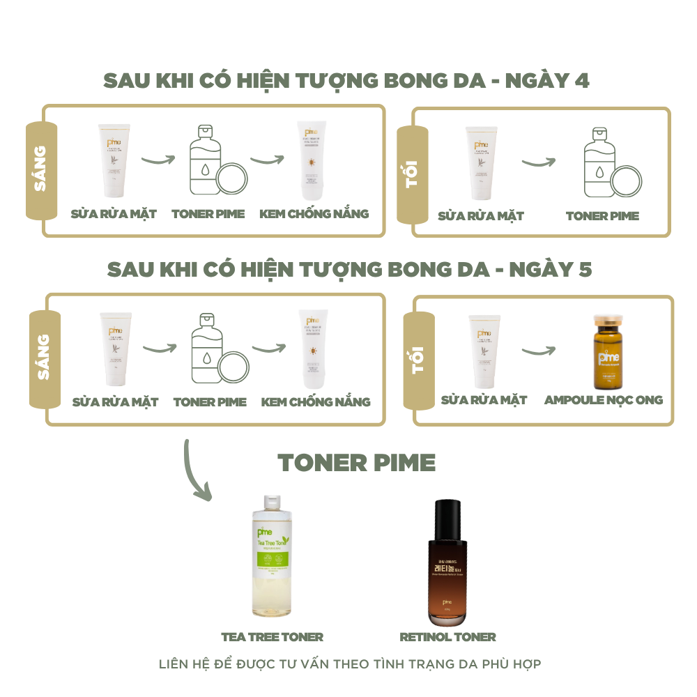 Pime Remade Retinol Peel hỗ trợ tái tạo da, trẻ hóa da, làm sáng da, cải thiện độ săn chắc và giảm dấu hiệu lão hóa 30ml
