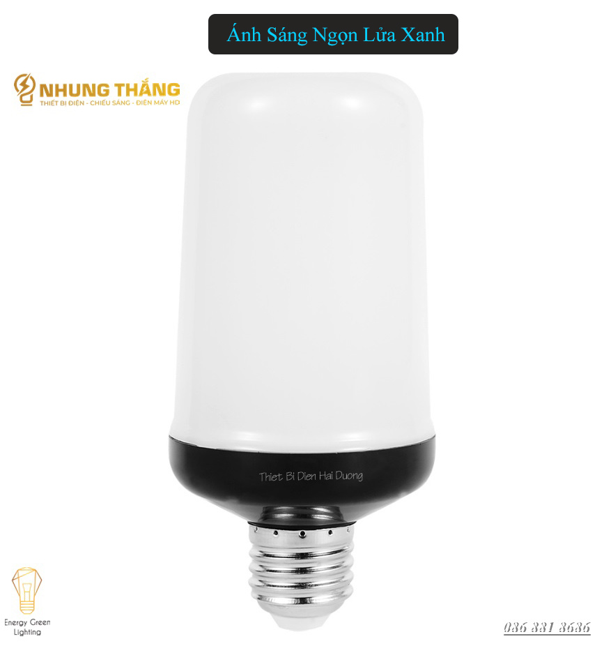 Bóng Đèn Led Tạo Hiệu Ứng Ngọn Lửa Cháy Độc Đáo - Đui E27 - Ánh Sáng Siêu Sáng, Siêu Tiết Kiệm Điện