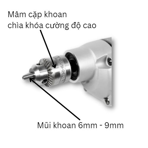 Máy khoan đầu sắt 6mm Sencan 530603