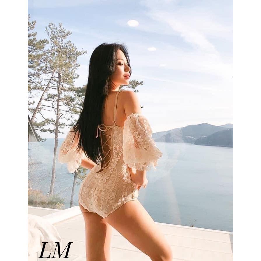 MONOKINI REN SỮA TAY RỜI REN CAO CẤP