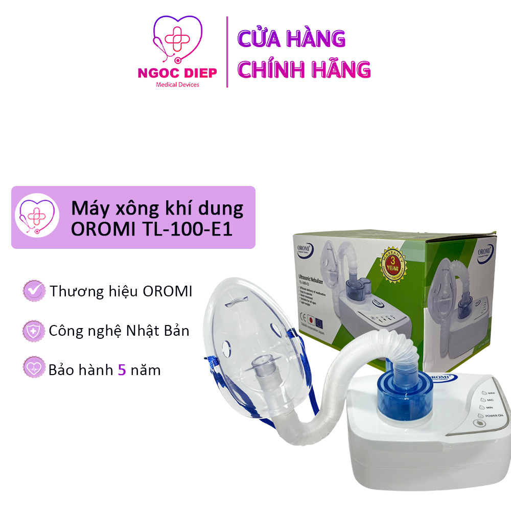 Máy xông khí dung OROMI TL-100-E1 - Xông mũi họng - Hàng chính hãng