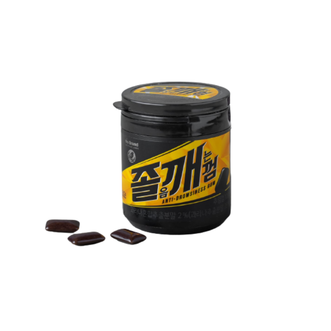 Kẹo Cao Su Sing Gum Chống Buồn Ngủ Chiết Xuất Hạt Guarana Giàu Cafein No Brand Hũ 108g