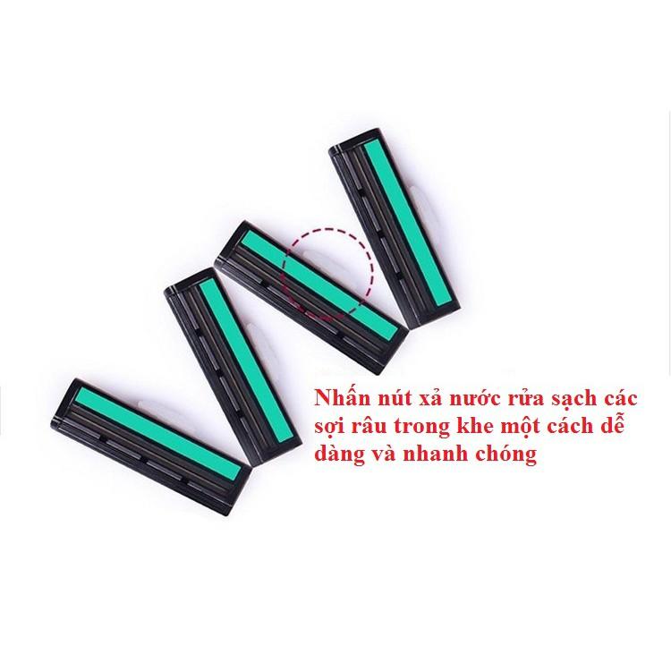 Combo dao cạo râu 30 đầu lưỡi kép sắc bén và 1 thân dao