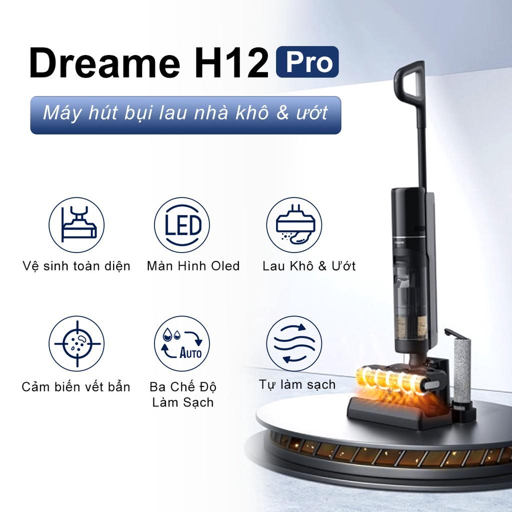 Máy Hút Bụi Lau Nhà Khô Và Ướt Cầm Tay Không Dây Dreame H12 Pro. Hàng chính hãng