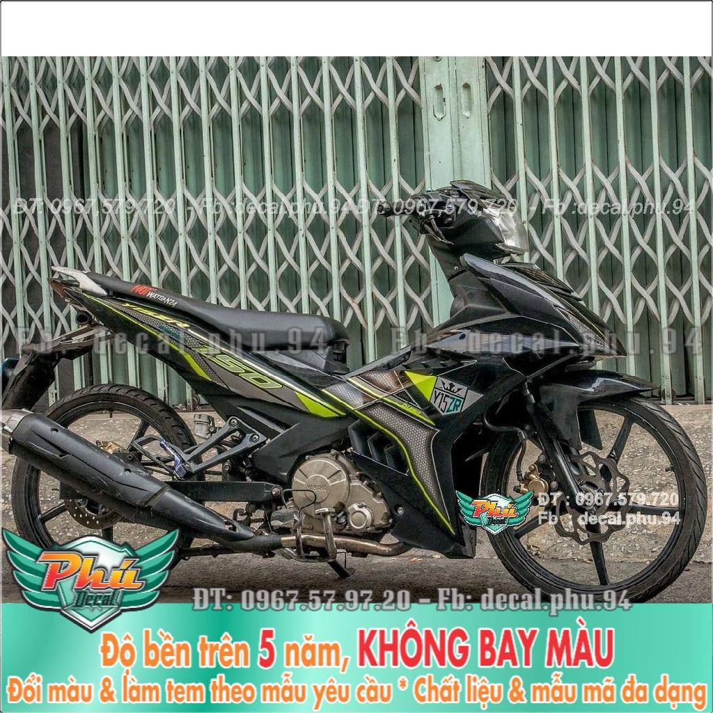 Tem Rời Ex 150 Y15zr đen xám vàng (K)