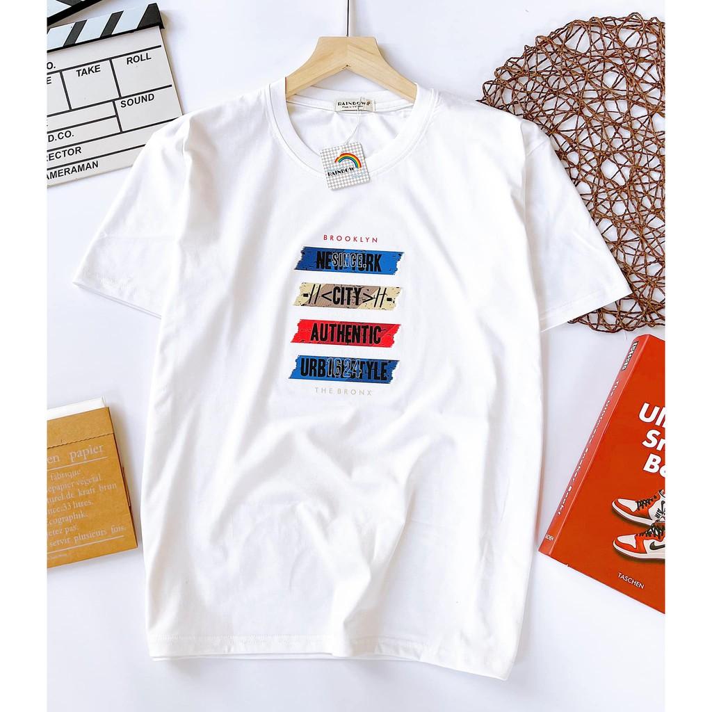 ÁO THUN FREESIZE UNISEX COTTON LOẠI 1 - FORM RỘNG - RAINBOW - VẢI SIÊU MỀM MỊN THOÁNG MÁT