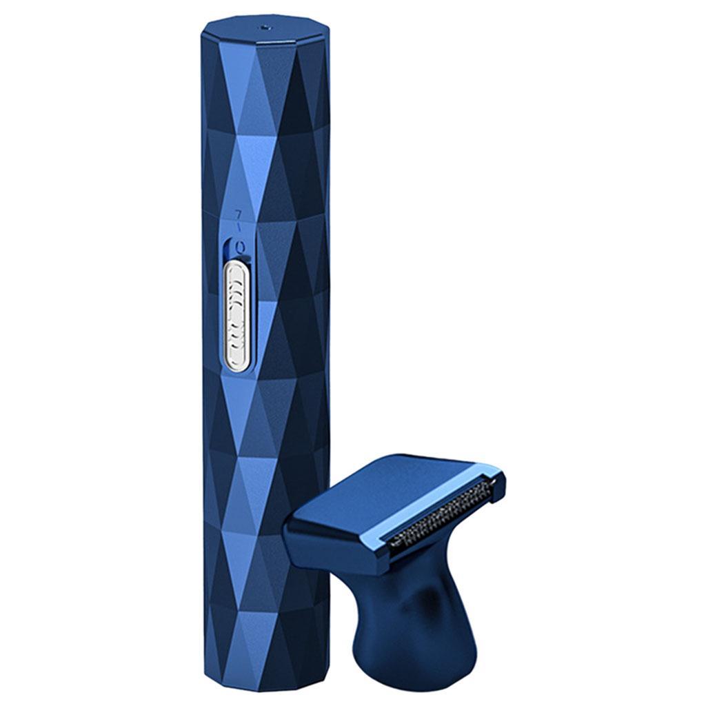 Electric Nose Hair Nostrils Ears Grooming Blue Single Head