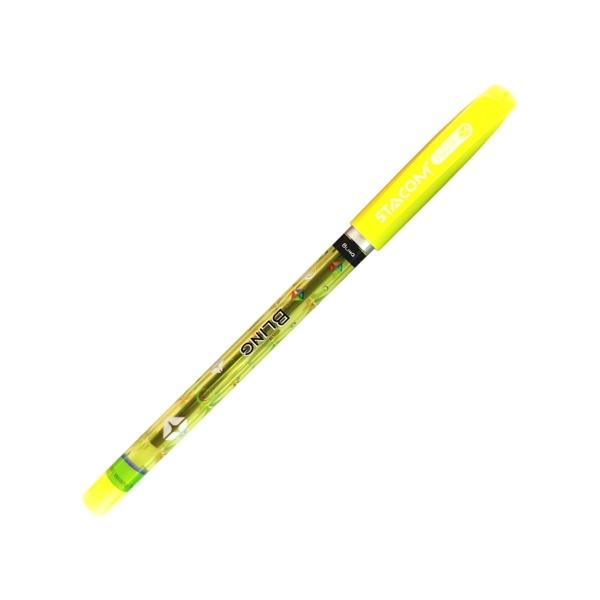Bút Bi 0.6 mm - Stacom BP2036-C - Mực Xanh (Mẫu Màu Giao Ngẫu Nhiên)