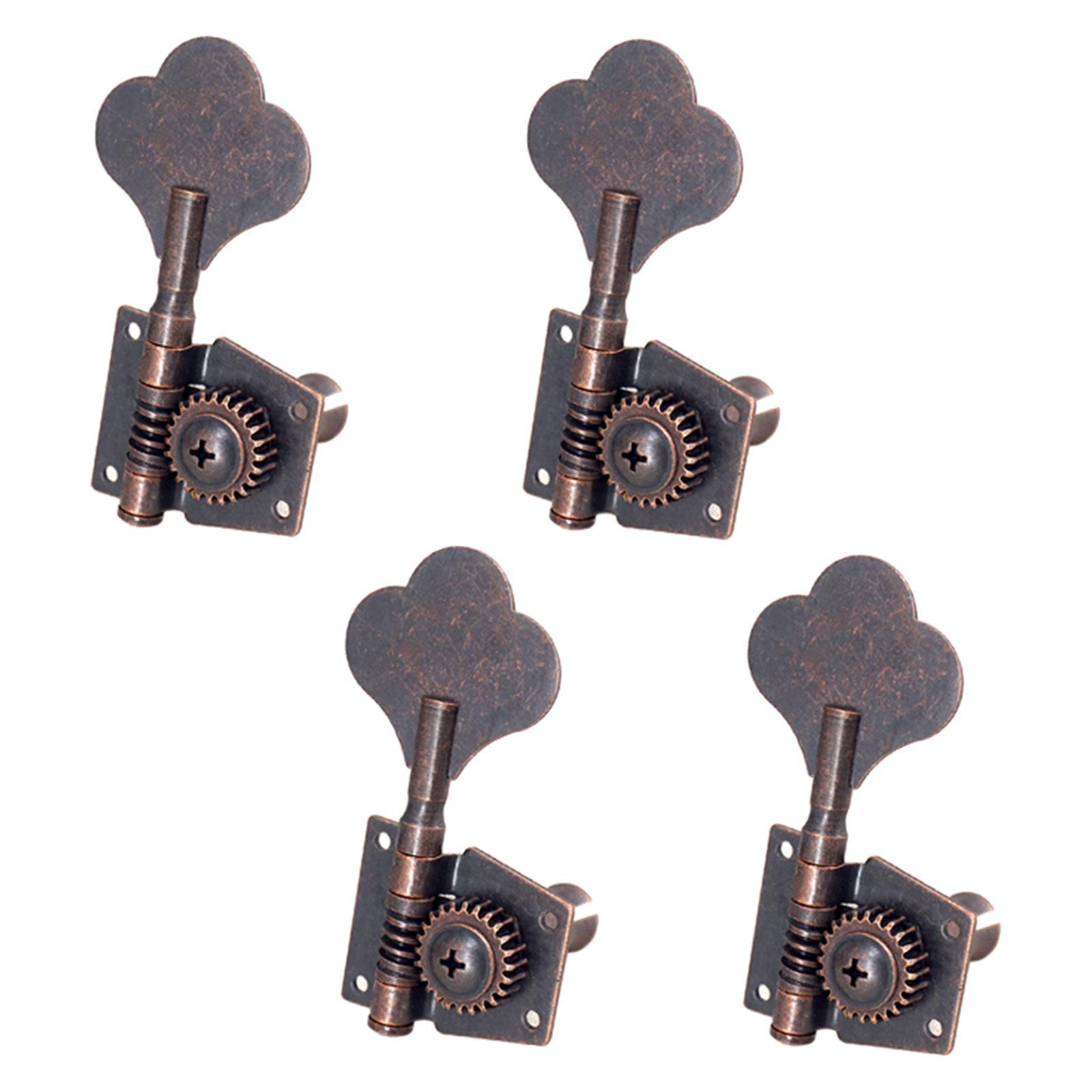 Electric Bass Guitar Opened Tuning Pegs Tuner Machine Heads Tuning Keys Buttons Guitar Parts Machine Head Tuner