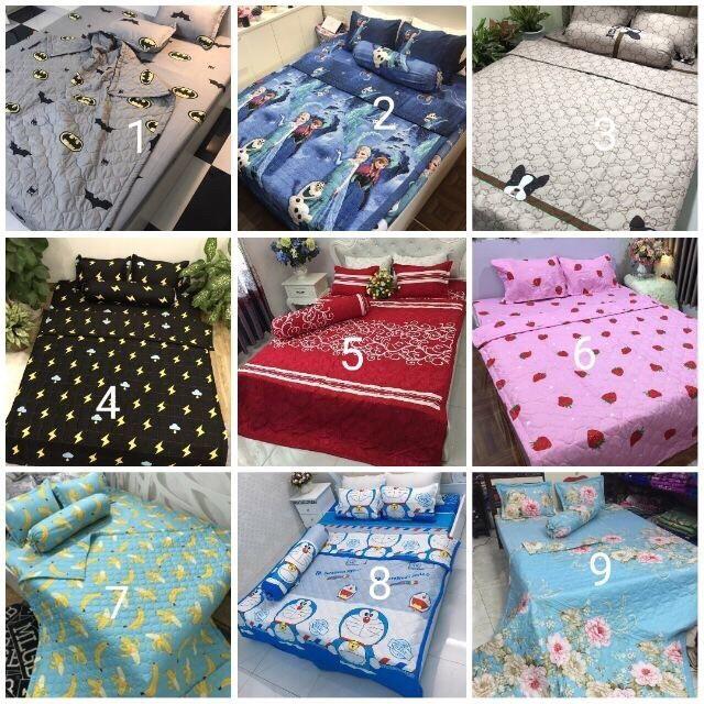 Set ga gối poly cotton