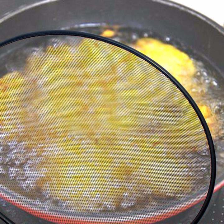 Nắp vung lưới chống văng dầu mỡ ngăn côn trùng