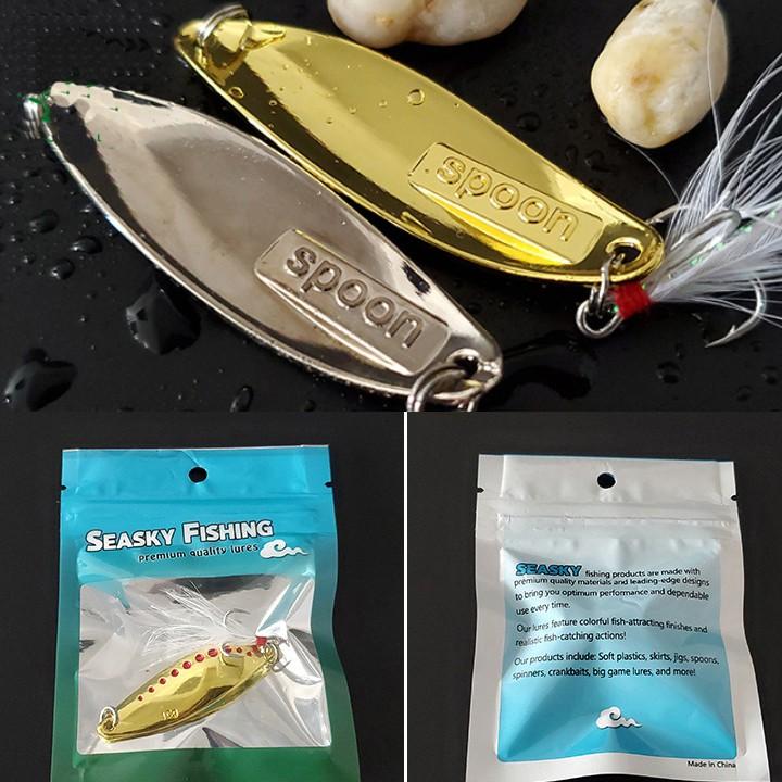 Mồi Câu Lure Mồi Thìa Lượn Spoon Mồi Câu Lure Suối Câu Mương MG2