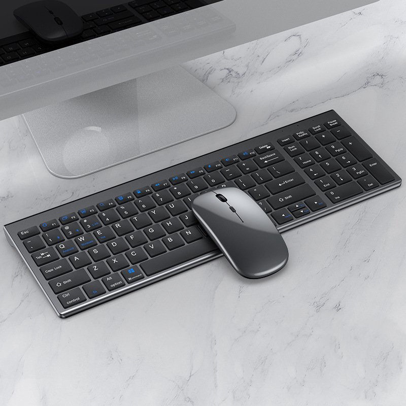 Bàn phím Chuột không dây W619 - pin sạc - bluetooth 5.0 + Usb 2.4G