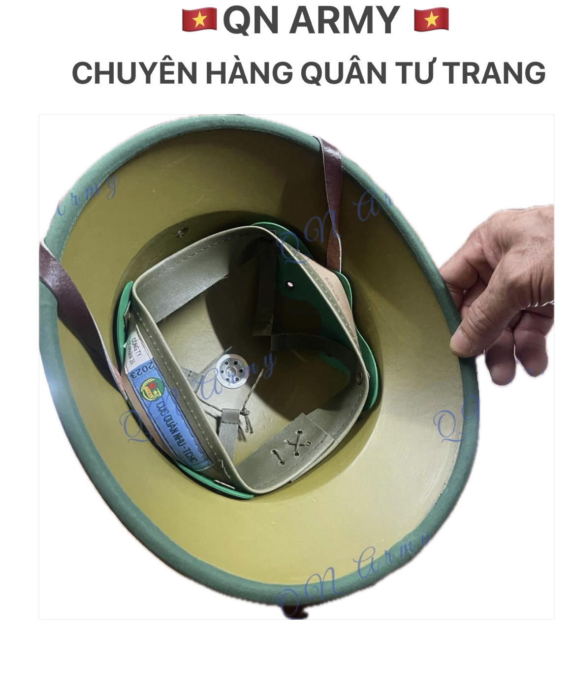 Mũ cối bộ đội hàng chuẩn