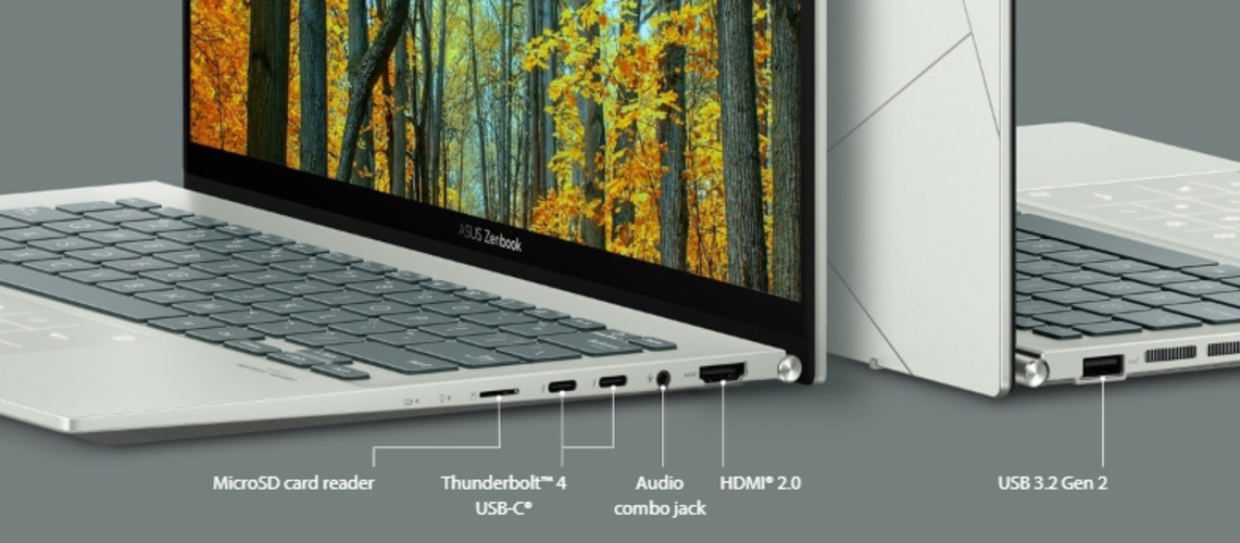 Laptop Asus Zenbook 14 UX3402ZA KM218W (I5-1240P | 8GB | 512GB PCIE | 14&quot; 2.8K OLED | WIN11 | XANH | TÚI) - Hàng Chính Hãng