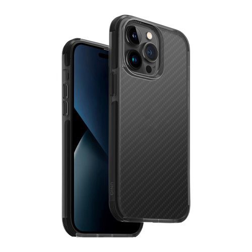 Ốp Lưng Vân Carbon UNIQ Hybrid Combat Aramid Dành Cho iPhone 14 PRO MAX / 14 PRO - Hàng Chính Hãng