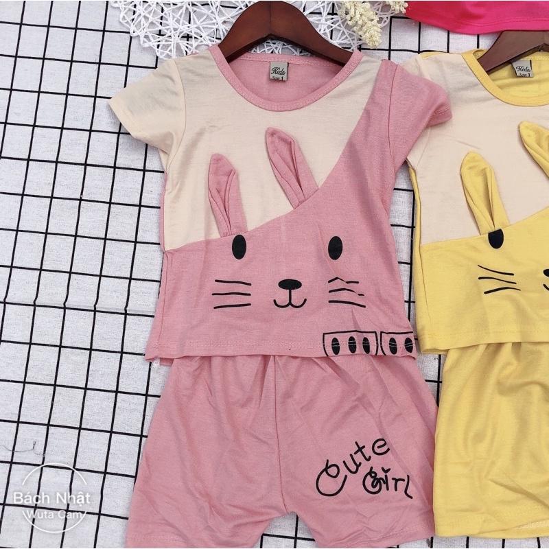 Bộ đũi hình thỏ siêu xinh cho bé gái từ 7-18kg