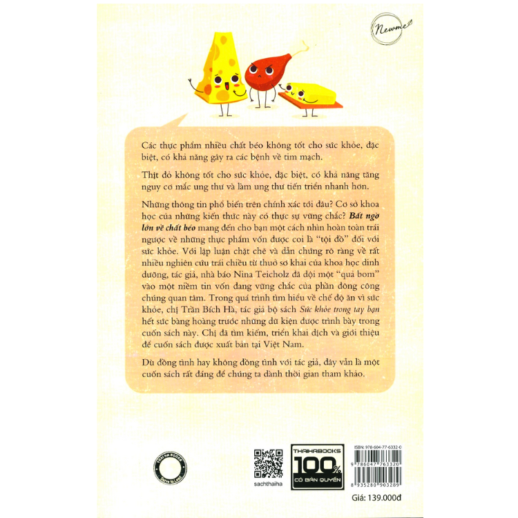 Bất Ngờ Lớn Về Chất Béo