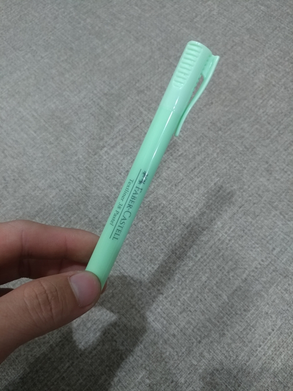 Bút Dạ Quang Textliner 38 - Faber-Castell Pastel Light Green (Xanh Lá Nhạt)