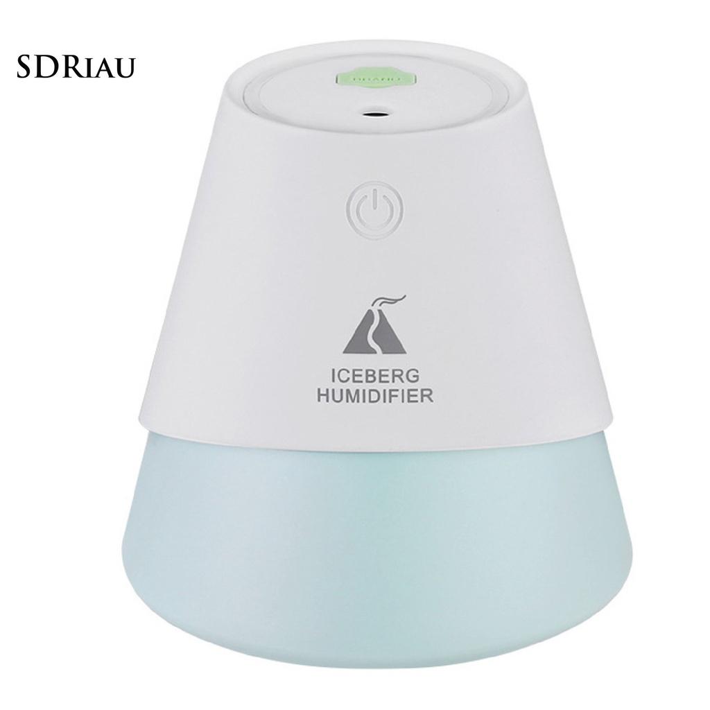 Máy Phun Sương Tạo Độ Ẩm Không Khí Mini Không Gây Tiếng Ồn Thiết Kế Hình Viên Đá