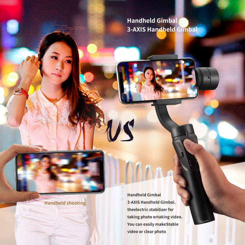 Tay cầm chống rung 3-Asix Handheld Gimbal H4 cho điện thoại IOS, Android