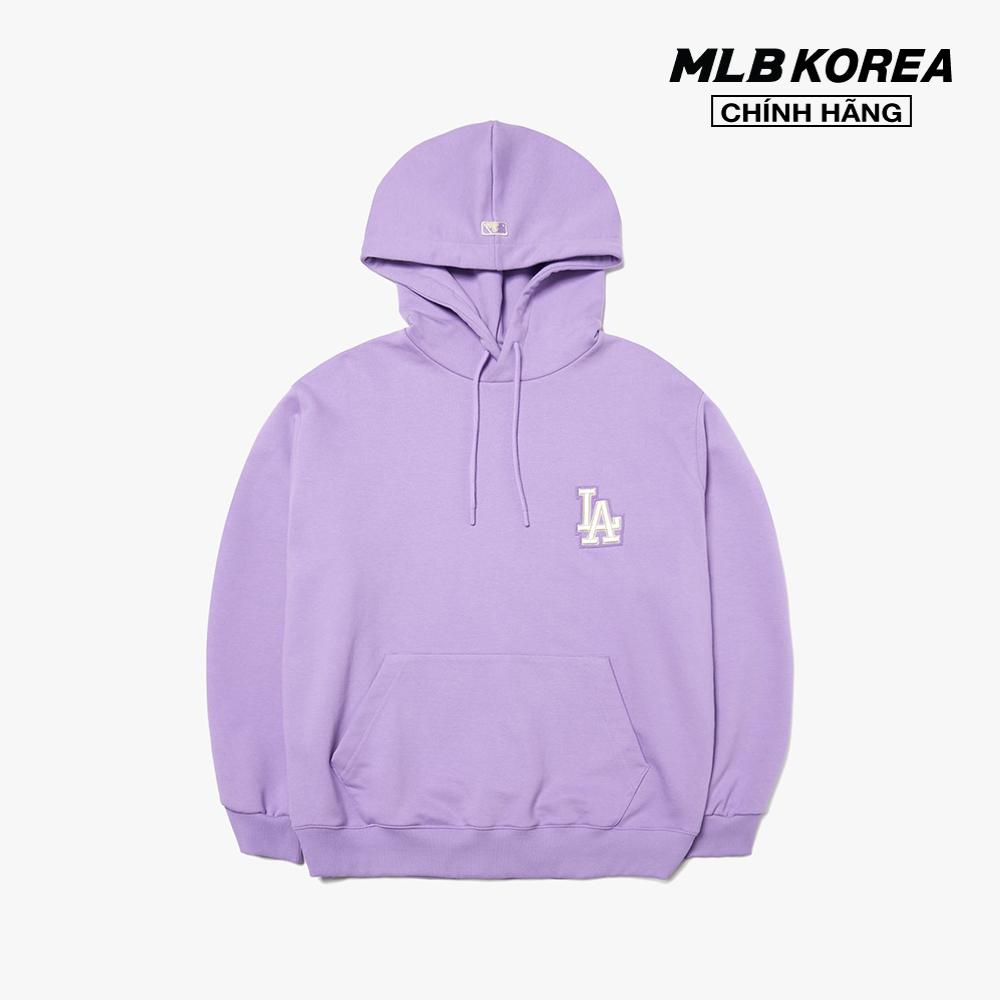 MLB - Áo hoodie phối mũ Basic Big Logo Wapen 3AHDB0214