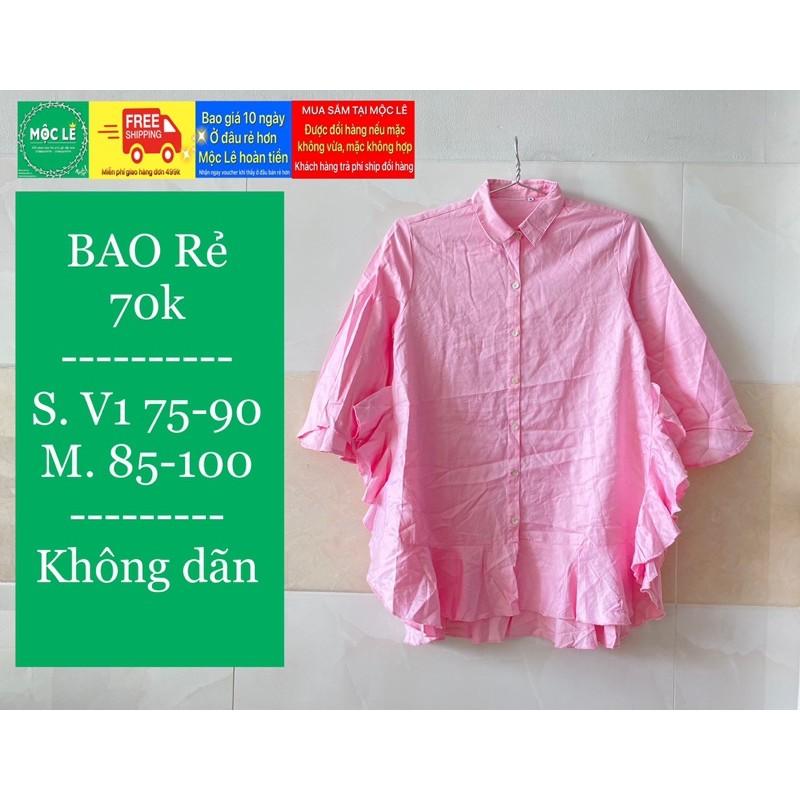 45-60kg Áo sơ mi đuôi cá xuất nhật