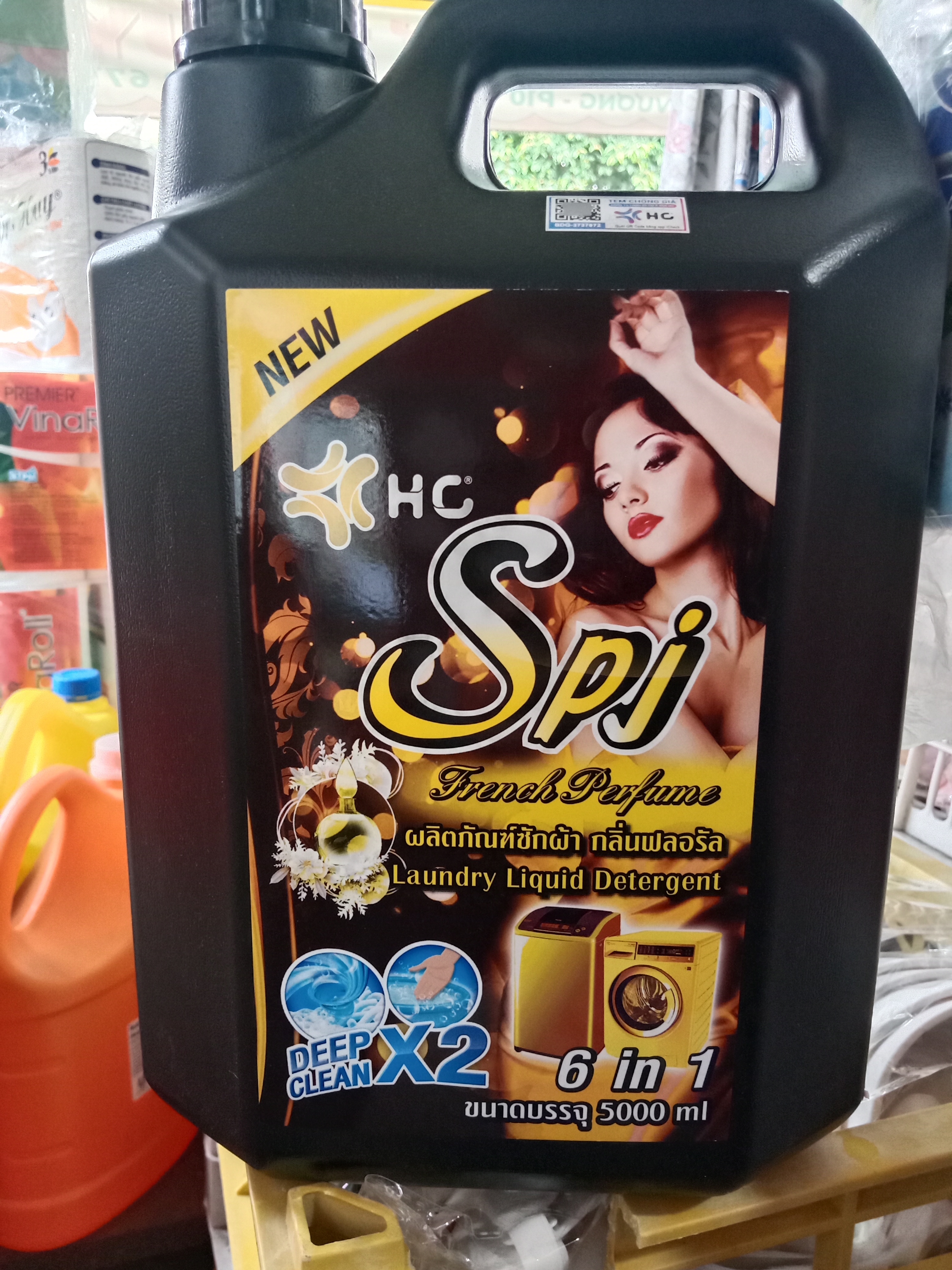 Nước giặt Thái Lan 6 in 1 Spj 5000ml