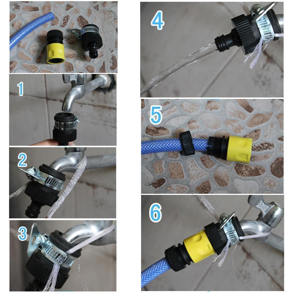 Đầu nối ống 1,2 cm màu vàng