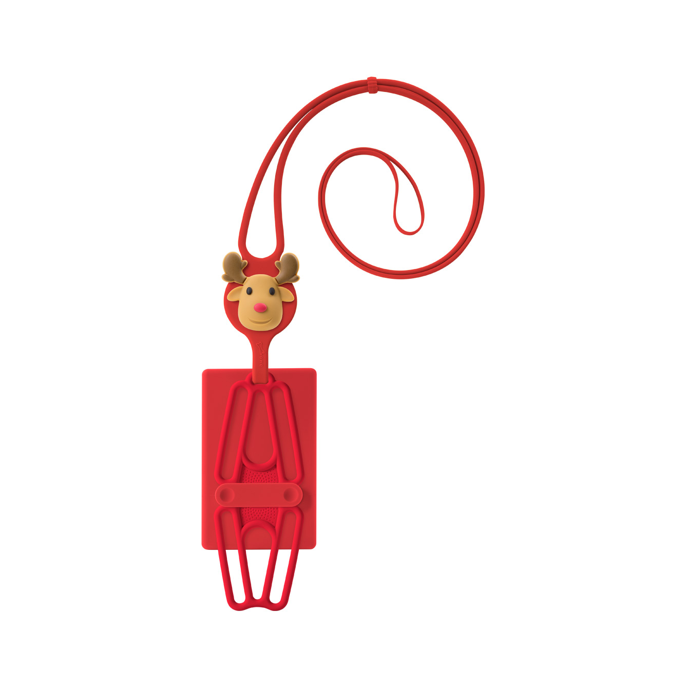 Lanyard PhoneTie 2-Card Holder hàng chính hãng Bone - Maru Penguin