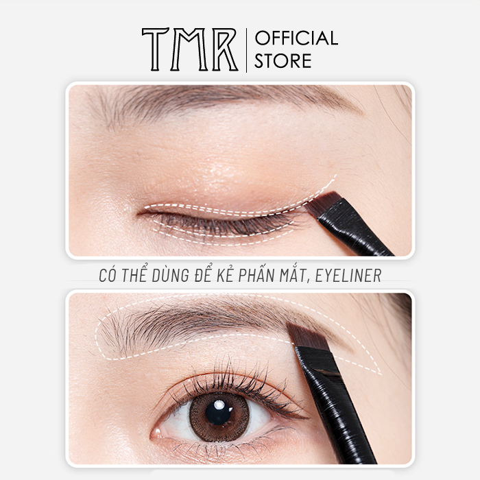 [Set 3] Cọ Kẻ Mắt &amp; Kẻ Khuôn Chân Mày BF300 TMR, cọ vẽ eyeliner sắc nét hoàn hảo, cọ đa công dụng, cọ vẽ chân mày