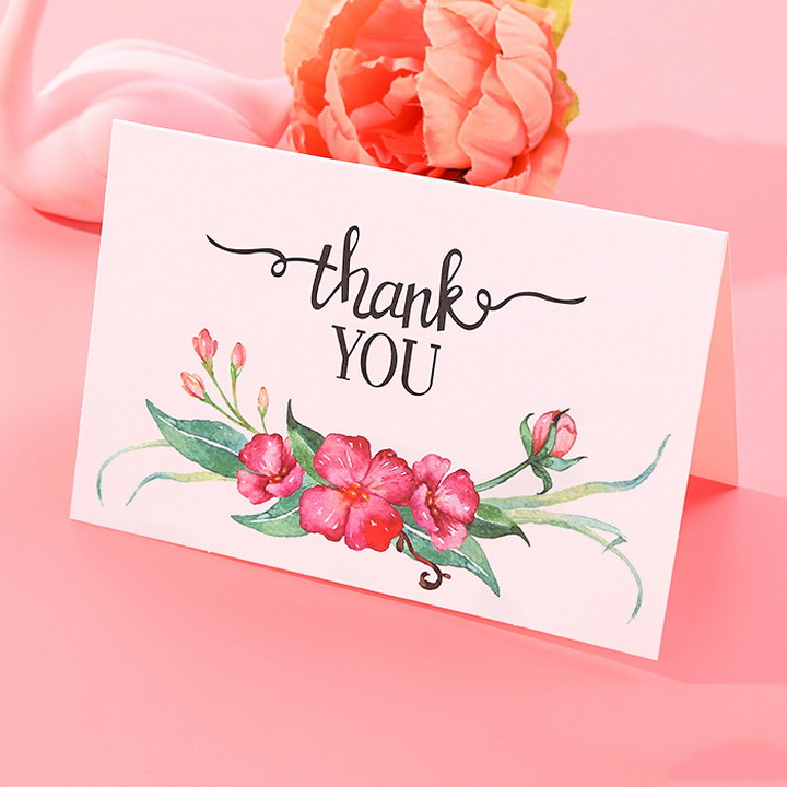 Bộ 6 thiệp thông điệp cảm ơn THANK YOU