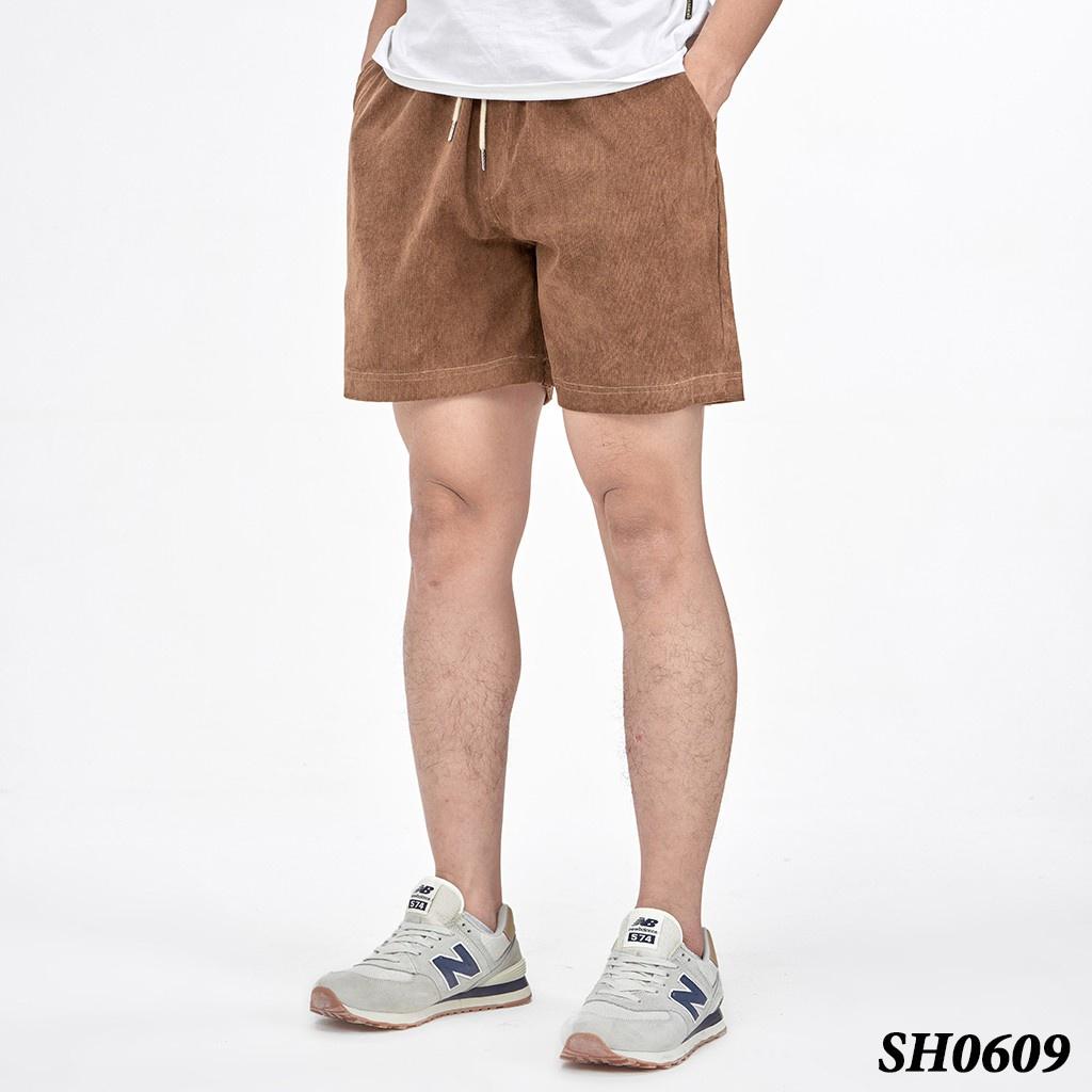 Quần ngố Nhung Tăm Nam Nữ JBAGGY Form Unisex Chất Thoáng Mát Trẻ Trung Năng Động.