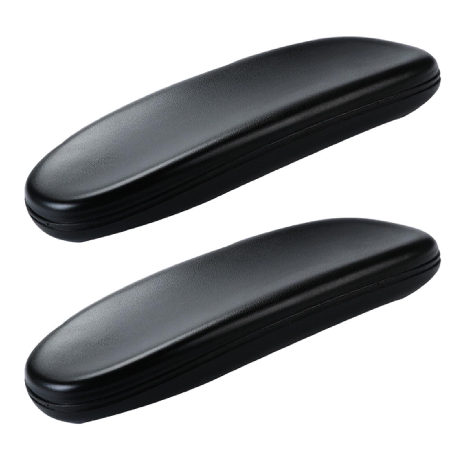 2Pcs Desk Chair Armrest Pads Gaming Chair Extra Thick PU Leather