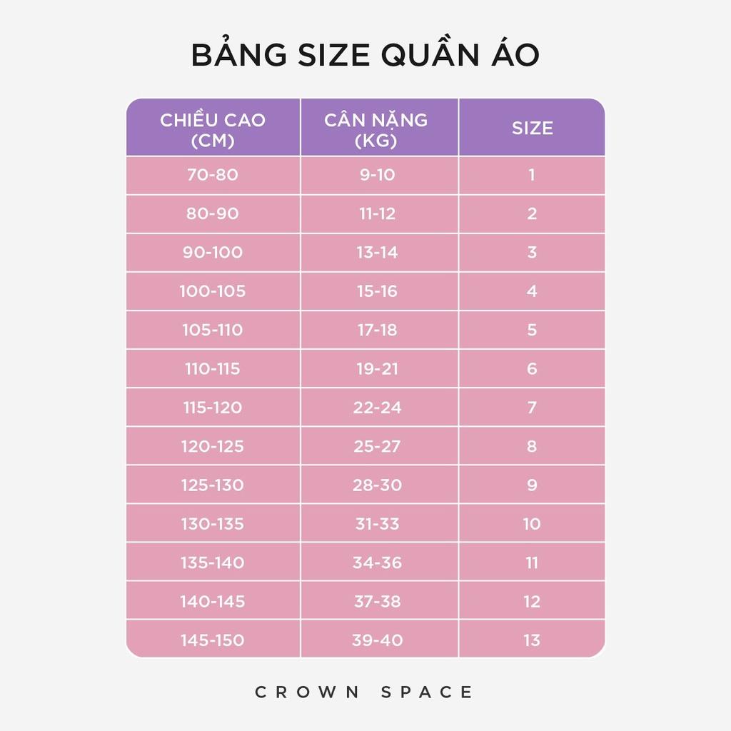 Áo Polo Bé Trai Có Cổ Màu Xanh Pastel CKBS2120211 Crown Space Từ Size 12.5 - 25Kg