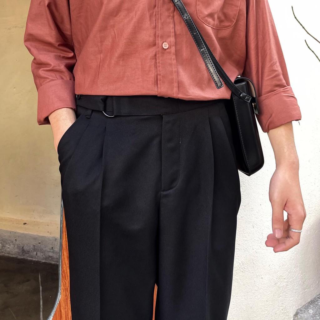 QUẦN TÂY NAM FORM HÀN QUỐC - SIDE TAB PANTS