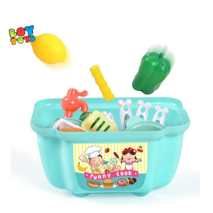 Bộ đồ chơi bếp nấu ăn mini 21 chi tiết cho bé thỏa sức vui chơi