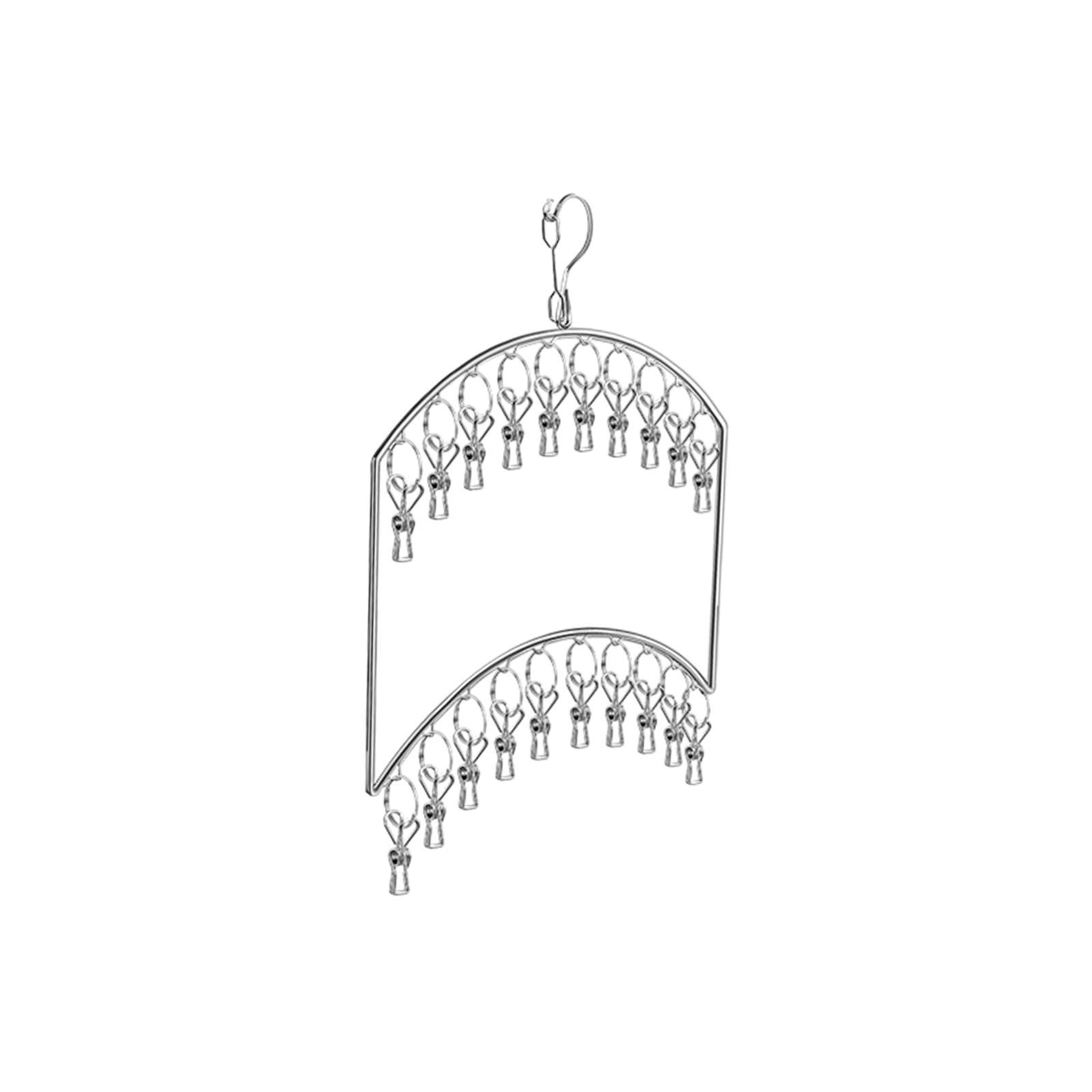Clothes Sock Drying Rack Stainless Steel for Hat Baby Clothes Indoor Outdoor