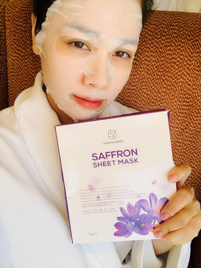 Mặt nạ  Laura Sunshine Saffron Sheet Mask (Hộp 5 cái)