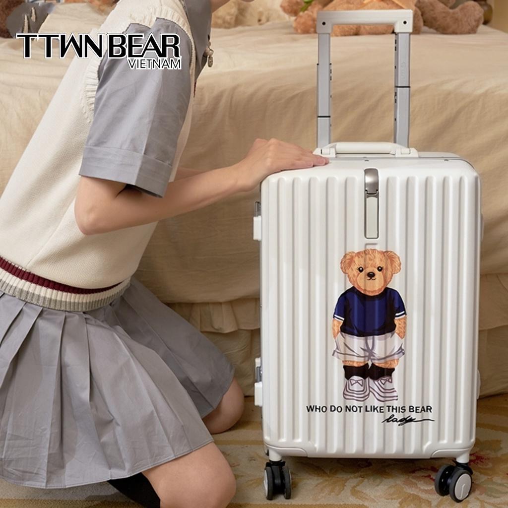 Vali cao cấp TTWN BEAR TN7001 đi du lịch size 24 in và 20 in