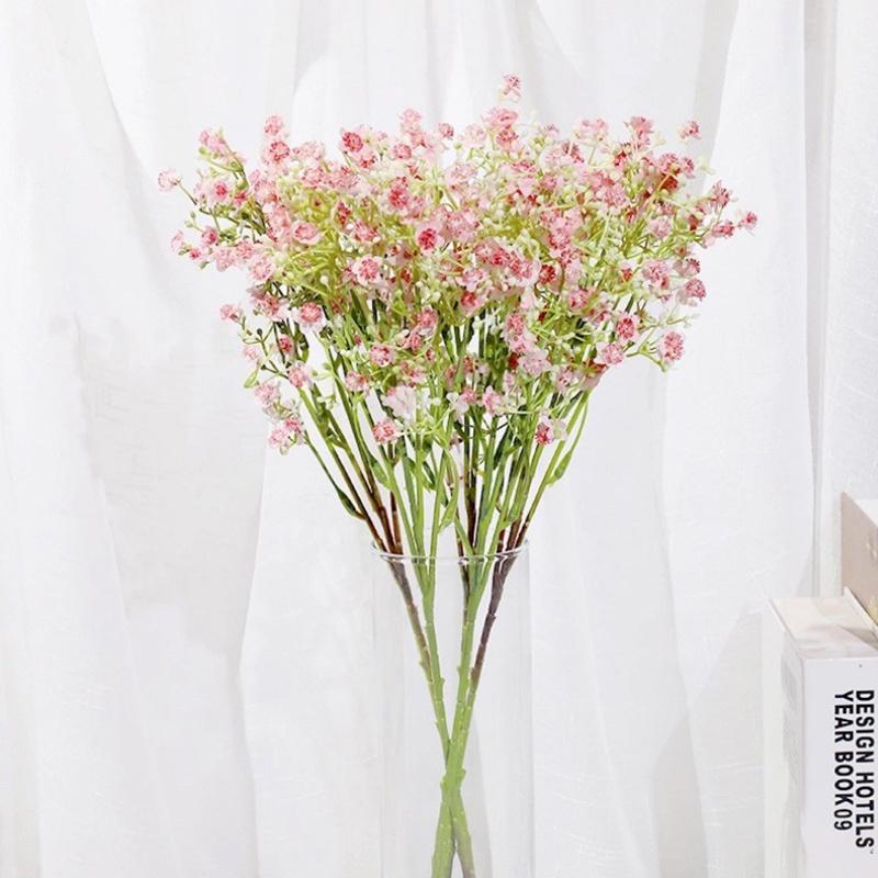 Cành Hoa gypsophila Nhân Tạo Dáng Dài Chuyên Dụng Cho Trang Trí