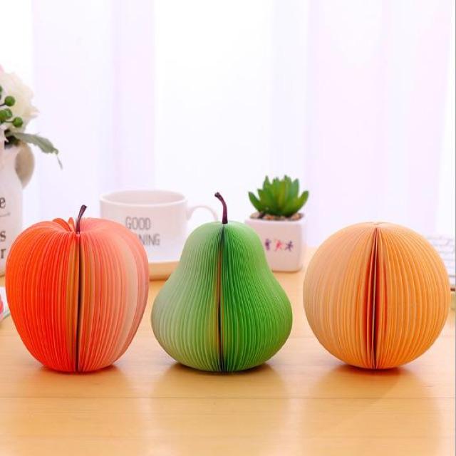 Giấy nhớ HAPPY FRUITS siêu cute - Note dán trên máy tính, đồ dùng nhỏ gọn tiện lợi - Ghi chú đa năng - Giấy note đẹp rẻ