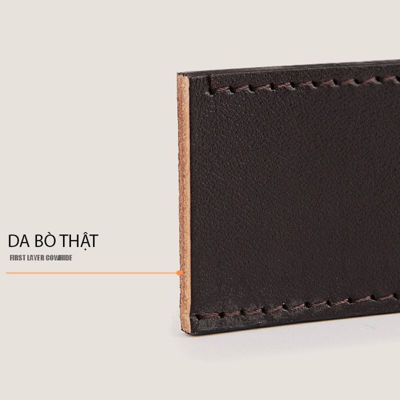 Thắt lưng nam DA BÒ THẬT - BEE GEE N8046
