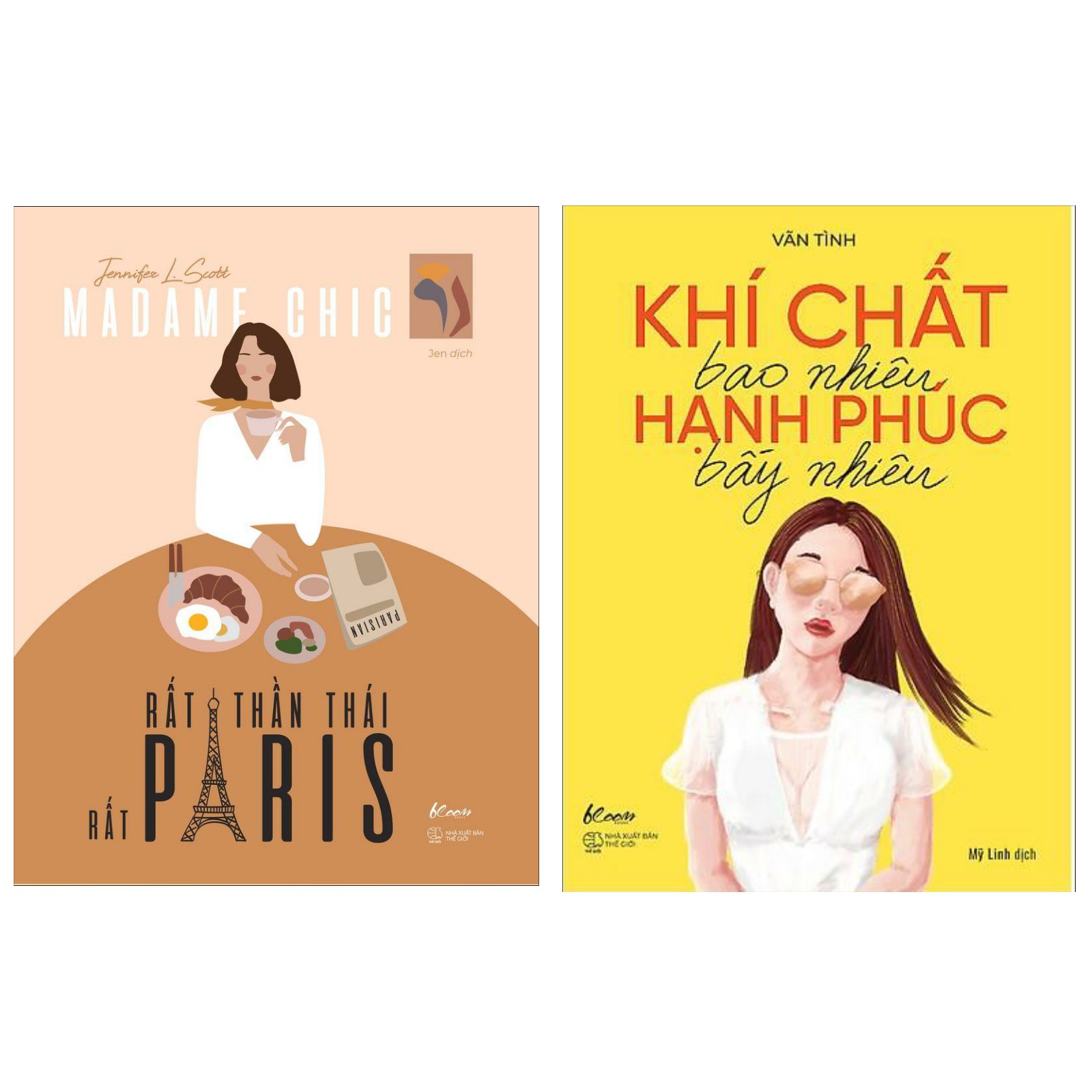 Combo Tủ Sách Quý Cô: Khí Chất Bao Nhiêu, Hạnh Phúc Bấy Nhiêu +  Madame Chic - Rất Thần Thái, Rất Paris -