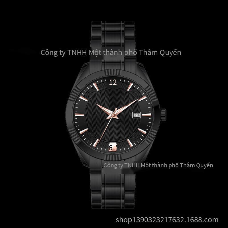 Phiên bản Hàn Quốc thuận lợi nhất của thương hiệu đồng hồ nam đặt hàng dây thép đồng hồ đeo tay cao cấp thạch anh dạ quang chống thấm nước