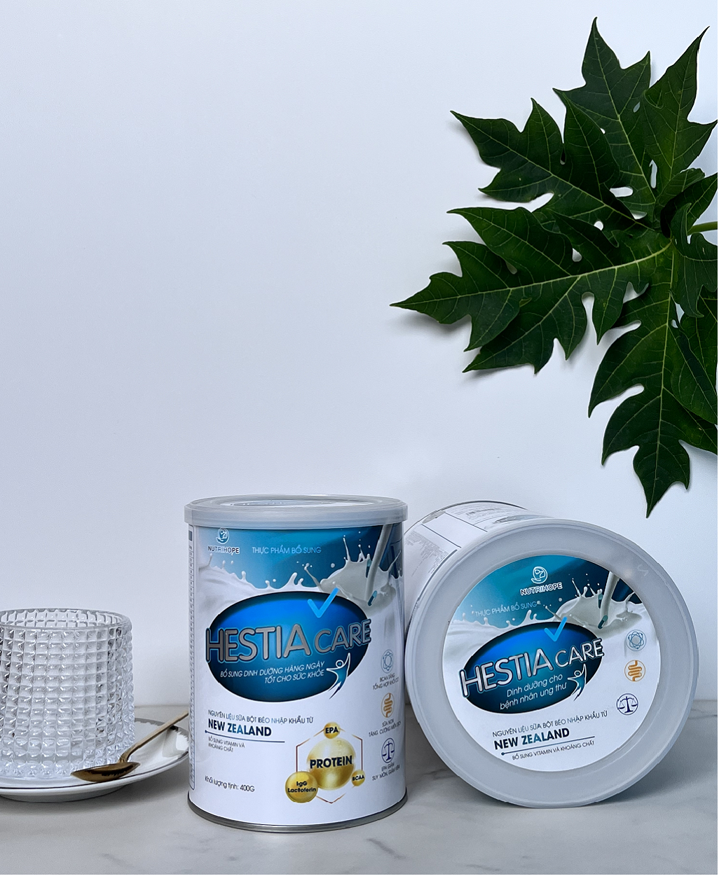 Sữa Hestia Care 900g tốt cho bệnh nhân ung thư, tăng cường sức khỏe trước và sau phẫu thuật, người xạ trị, hóa trị