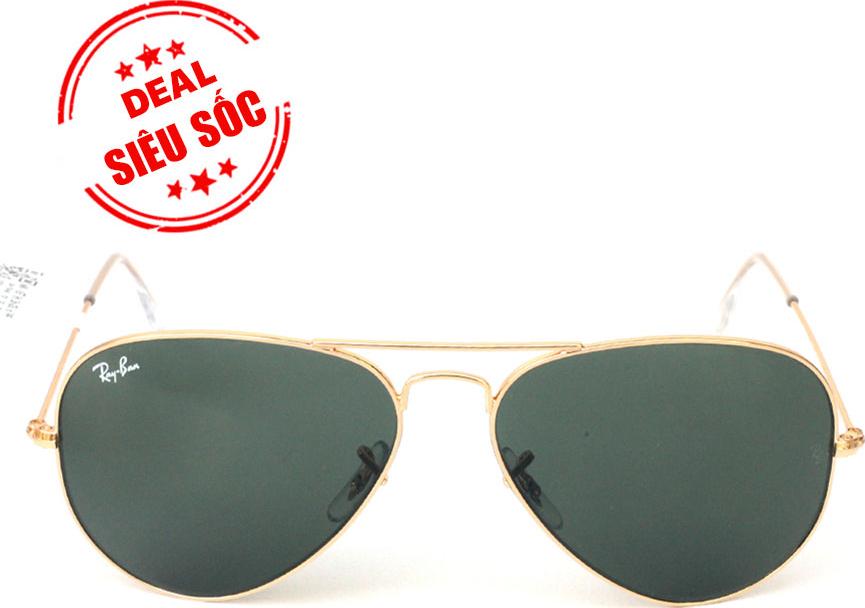 Kính Mát Unisex Rayban RB 3025 L0205 - Xanh Rêu