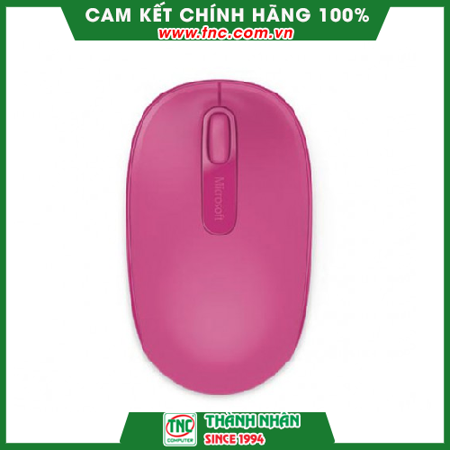 Chuột không dây  Wireless Microsoft 1850 Hồng Đậm -Hàng chính hãng